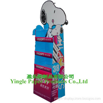 Snoopy Gift Display Stand, Cardboard Display, Floor Display (FD-606YL)